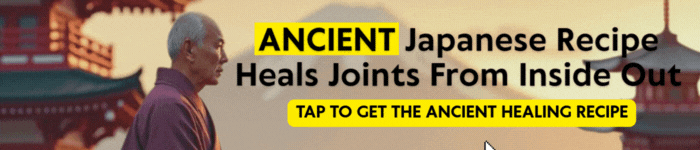 Ancient Japanese Recipe Heals Joints From Inside Out